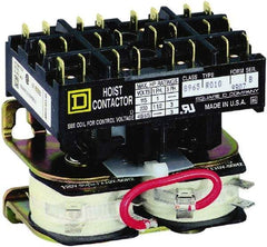 Square D - 3 Pole, 24 Coil VAC at 60 Hz, Reversible Definite Purpose Contactor - Phase 1 and Phase 3 Hp:  1 at 115 VAC, 1.5 at 230 VAC, 3 at 230 VAC, 3 at 460 VAC, 3 at 575 VAC, CSA, RoHS Compliant, UL Listed - All Tool & Supply