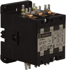 Square D - 3 Pole, 90 Amp Inductive Load, 24 Coil VAC at 50/60 Hz, Definite Purpose Contactor - Phase 1 and Phase 3 Hp:  20 at 230 VAC, 30 at 230 VAC, 50 at 460 VAC, 50 at 575 VAC, 7.5 at 115 VAC, 120 Amp Resistive Rating, CE, CSA, UL Listed - All Tool & Supply