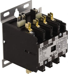 Square D - 4 Pole, 40 Amp Inductive Load, 440 Coil VAC at 50 Hz and 480 Coil VAC at 60 Hz, Definite Purpose Contactor - Exact Industrial Supply