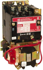 Square D - No Enclosure, 3 Pole, Mechanically Held Lighting Contactor - 60 A (Tungsten), 208 VAC at 60 Hz - All Tool & Supply