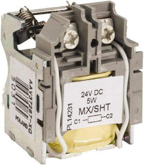 Square D - Circuit Breaker Shunt Trip - 24 VDC Control Voltage, Use with H Frame Circuit Breaker, J Frame Circuit Breaker, L Frame Circuit Breaker - All Tool & Supply