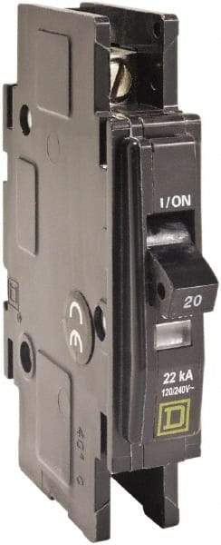 Square D - 40 Amp, 240 VAC, 1 Pole, Panel Mount Miniature Circuit Breaker - 14-2 AWG - All Tool & Supply