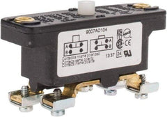 Square D - 0.25 Amp at 125 VDC, 5 Amp at 600 VAC, SPDT-DB, Basic Snap Switch - 600 V, Screw Terminal, 0.69 Lb Max Operating Force, 2-1/2 Inch High x 0.83 Inch Long x 1.03 Inch Wide, -20 to 185°F - All Tool & Supply