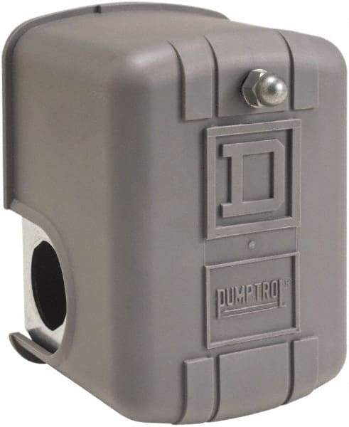 Square D - 1 and 3R NEMA Rated, 70 to 150 psi, Electromechanical Pressure and Level Switch - Fixed Pressure, 575 VAC, L1-T1, L2-T2 Terminal, For Use with Square D Pumptrol - All Tool & Supply