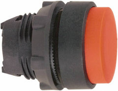 Schneider Electric - 22mm Mount Hole, Extended Straight, Pushbutton Switch Only - Round, Red Pushbutton, Nonilluminated, Momentary (MO) - All Tool & Supply