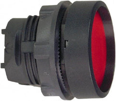 Schneider Electric - 22mm Mount Hole, Extended Straight, Pushbutton Switch Only - Round, Red Pushbutton, Nonilluminated, Maintained (MA) - All Tool & Supply