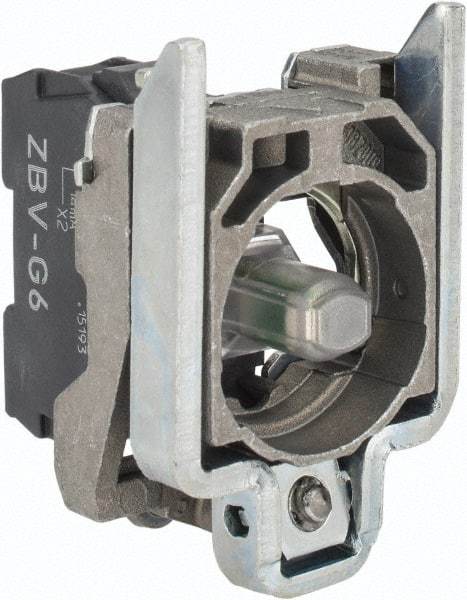 Schneider Electric - 110-120 VAC at 50/60 Hz Blue Lens LED Indicating Light - Screw Connector, Electromagnetic Field Resistant, Electrostatic Discharge Resistant, Shock Resistant, Vibration Resistant - All Tool & Supply