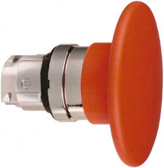 Schneider Electric - 22mm Mount Hole, Extended Mushroom Head, Pushbutton Switch Only - Round, Red Pushbutton, Nonilluminated, Momentary (MO) - All Tool & Supply