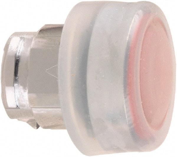 Schneider Electric - 22mm Mount Hole, Flush, Pushbutton Switch Only - Round, Red Pushbutton, Nonilluminated, Momentary (MO) - All Tool & Supply