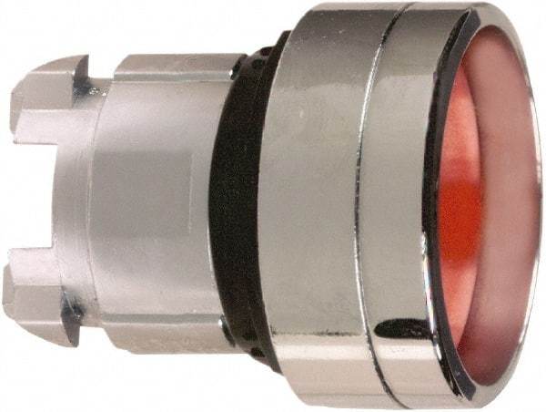 Schneider Electric - 22mm Mount Hole, Recessed, Pushbutton Switch Only - Round, Red Pushbutton, Nonilluminated, Momentary (MO) - All Tool & Supply