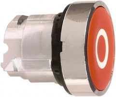 Schneider Electric - 22mm Mount Hole, Flush, Pushbutton Switch Only - Round, Red Pushbutton, Nonilluminated, Momentary (MO) - All Tool & Supply