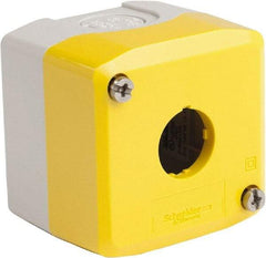 Schneider Electric - 1 Hole, 22mm Hole Diameter, Polycarbonate Pushbutton Switch Enclosure - 13, 4X NEMA Rated - All Tool & Supply