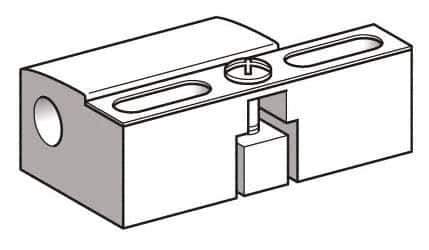 Telemecanique Sensors - Fixing Clamp - Use with Cylindrical M18 Sensor - All Tool & Supply