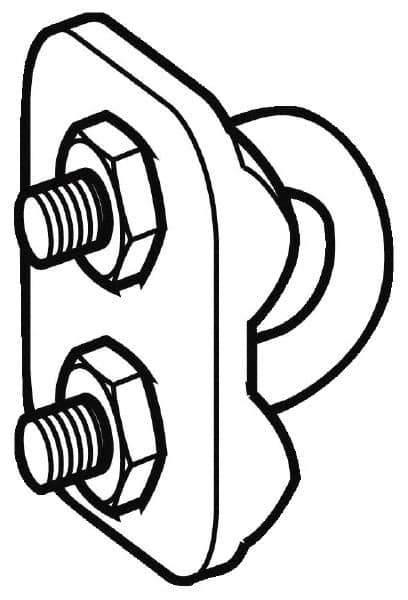 Telemecanique Sensors - 7.2 Inch Long, Limit Switch Cable Support - For Use with Preventa XY2 - All Tool & Supply