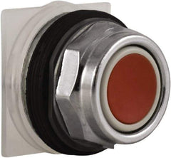 Schneider Electric - 30mm Mount Hole, Extended Straight, Pushbutton Switch Only - Round, Red Pushbutton, Momentary (MO), Weatherproof, Dust and Oil Resistant - All Tool & Supply