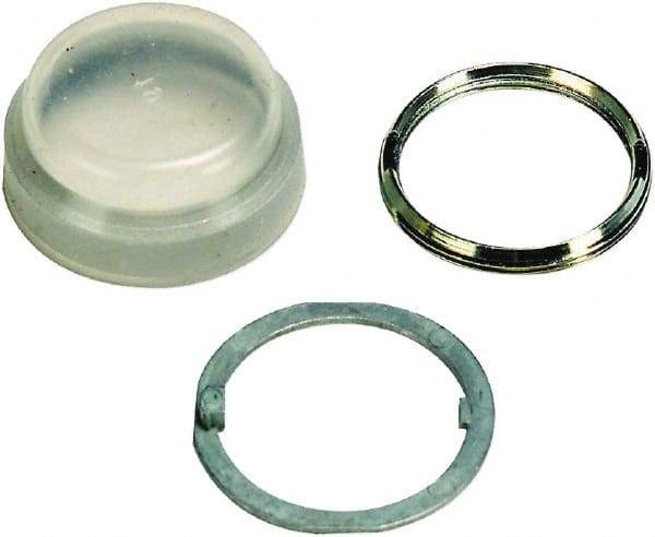 Schneider Electric - Pushbutton Switch Boot - Clear, Round Button, Illuminated - All Tool & Supply