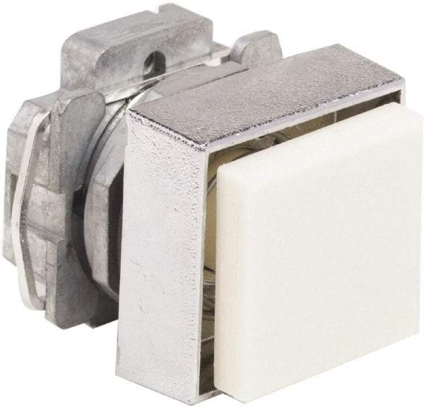 Schneider Electric - 30mm Mount Hole, Pushbutton Switch Only - Square, Nonilluminated, Momentary (MO) - All Tool & Supply