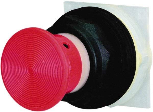 Schneider Electric - 30mm Mount Hole, Extended Straight, Pushbutton Switch Only - Red Pushbutton, Momentary (MO) - All Tool & Supply