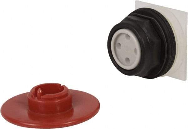 Schneider Electric - 30mm Mount Hole, Extended Straight, Pushbutton Switch Only - Red Pushbutton, Momentary (MO) - All Tool & Supply