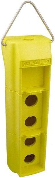 Square D - 5 Hole, 30mm Hole Diameter, Pushbutton Switch Enclosure - All Tool & Supply