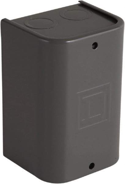 Square D - Steel Power Relay Enclosure Screw Cover - NEMA 1, 92mm Wide x 134.11 mm High x 84mm Deep - All Tool & Supply