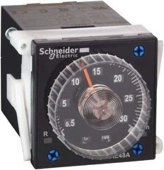 Schneider Electric - 300 hr Delay, Time Delay Relay - 5 Contact Amp, 24 to 240 VAC/VDC at 50/60 Hz - All Tool & Supply