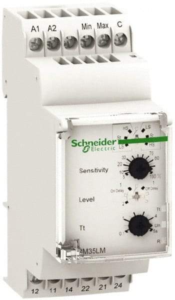 Schneider Electric - 2NO/2NC, 24-240 VAC/DC Control Relay - DIN Rail Mount - All Tool & Supply