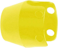 Schneider Electric - Extended Mushroom Head Pushbutton Switch Guard - Yellow - All Tool & Supply