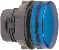 Schneider Electric - Round Pilot and Indicator Light Lens - Blue - All Tool & Supply