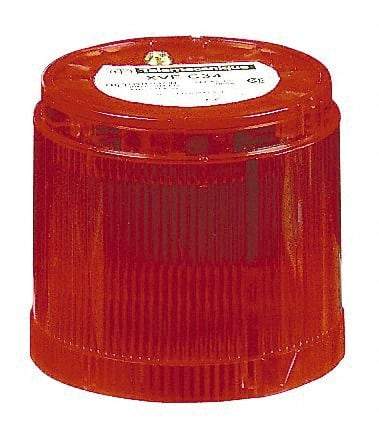 Schneider Electric - 120 VAC, Flash Discharge Tube, Red, Strobe Light - 70mm Diameter, IP40, IP42 Ingress Rating, Base Mount - All Tool & Supply