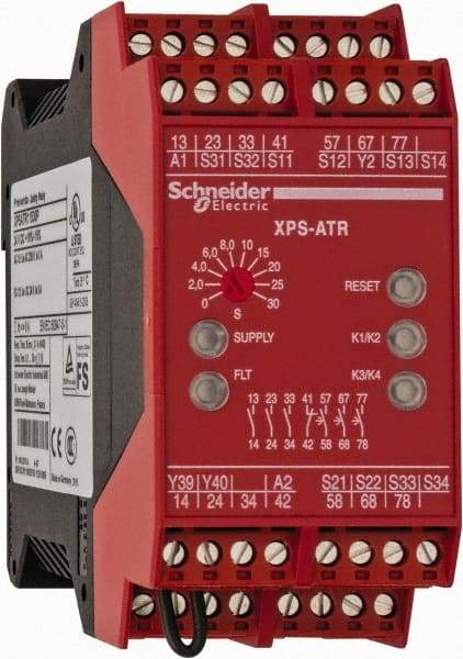 Schneider Electric - Electromechanical Screw Clamp General Purpose Relay - 6 Amp at 24 VDC, 24 VDC, 45mm Wide x 99mm High x 114mm Deep - All Tool & Supply