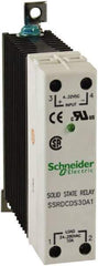 Schneider Electric - 4-32 VDC, Solid State Screw General Purpose Relay - 30 Amp at 280 VAC, SPST, 22.5mm Wide x 98.8mm High x 97.7mm Deep - All Tool & Supply