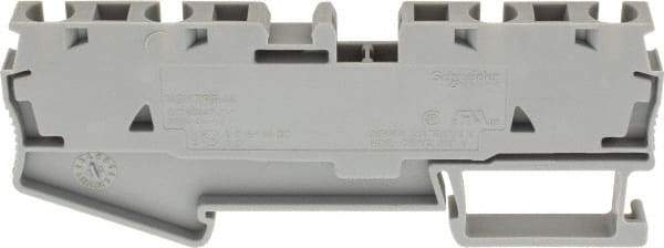 Schneider Electric - 1 Pole, 800 Volt, 32 Amp, -40 to 266°F, DIN Rail Mount, Polyamide Passthrough Terminal Block - 4 Contacts, 28 to 10 AWG Compatibility, 36-1/2mm High - All Tool & Supply