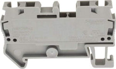 Schneider Electric - 1 Pole, 800 Volt, 32 Amp, -40 to 266°F, DIN Rail Mount, Polyamide Passthrough Terminal Block - 2 Contacts, 28 to 10 AWG Compatibility, 36-1/2mm High - All Tool & Supply