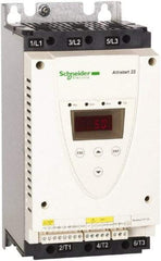 Schneider Electric - 32 Amp, 208 to 600 Coil VAC, 50/60 Hz, IEC Motor Starter - 1 Phase Hp: 10 at 230 Volt, 7.5 at 208 Volt, 3 Phase Hp: 20 at 460 Volt, 25 at 575 Volt - All Tool & Supply