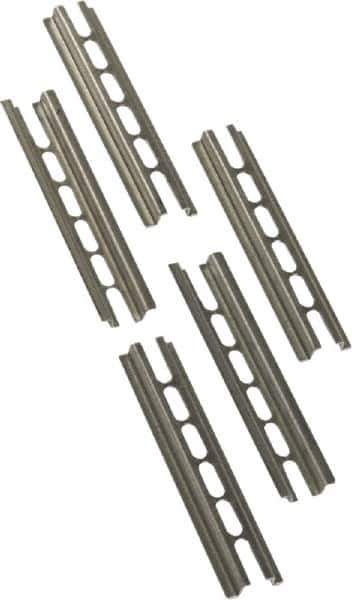 Square D - 4 Inch Long x 0.81 Inch Wide x 0.22 Inch High, Steel Mounting Track - All Tool & Supply