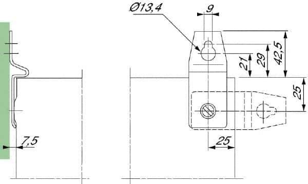 Schneider Electric - Electrical Enclosure Stainless Steel Wall Mount Lug - For Use with CRN Wall Mounting Steel Enclosure/S3X Stainless Steel Wall Mounting Enclosure, RoHS Compliant - All Tool & Supply