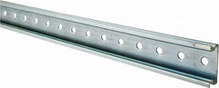 Schneider Electric - 2m Long x 0.6 Inch Wide x 1-1/2 Inch High x Steel DIN Rail - 0.04 Inch Thick - All Tool & Supply