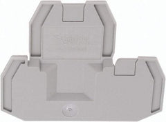 Schneider Electric - 2.2mm High, Terminal Block End Cover - Use with NSYT Terminal Blocks - All Tool & Supply