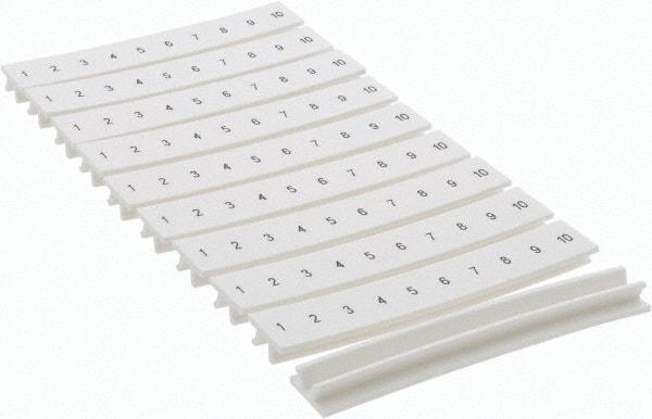 Schneider Electric - Terminal Block Marking Strip - Use with Linergy TR Series Terminal Blocks - All Tool & Supply