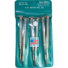 Moody Tools - Precision & Specialty Screwdrivers Type: Precision Hex Overall Length Range: 3" - 6.9" - All Tool & Supply