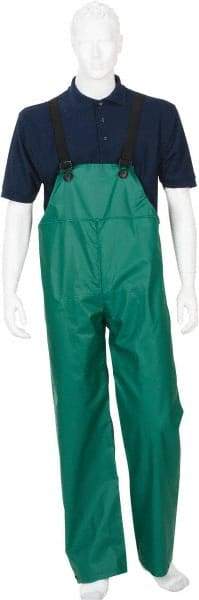 MCR Safety - Size 4XL, Green, Rain, Limited Flammability Overall - Snap Ankle, Take Up Snaps Wrist - All Tool & Supply