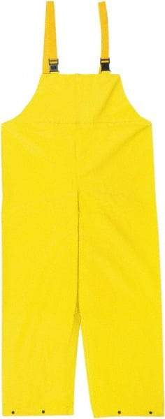 MCR Safety - Size S, Yellow, Rain, Limited Flammability Overall - Snap Ankle, Take Up Snaps Wrist - All Tool & Supply