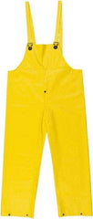 MCR Safety - Size 3XL, Yellow, Rain Overall - Snap Ankle, Take Up Snaps Wrist - All Tool & Supply