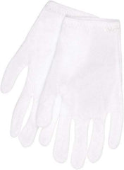 MCR Safety - Nylon General Protection Work Gloves - For Inspection, Uncoated, Slip-On Cuff, Full Fingered, White, Ambidextrous - All Tool & Supply