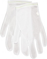 MCR Safety - Size 7 Nylon General Protection Work Gloves - For Inspection, Uncoated, Slip-On Cuff, Full Fingered, White, Ambidextrous - All Tool & Supply