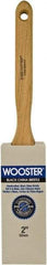 Wooster Brush - 2" Flat Hog Sash Brush - 2-15/16" Bristle Length, 6-1/8" Maple Fluted Handle - All Tool & Supply