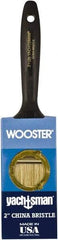 Wooster Brush - 2" Flat Hog Varnish Brush - 2-7/16" Bristle Length, 6-1/4" Plastic Beavertail Handle - All Tool & Supply