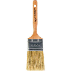 Wooster Brush - 2" Flat Hog Varnish Brush - 2-11/16" Bristle Length, 5-1/8" Maple Dowel Handle - All Tool & Supply