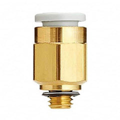 SMC PNEUMATICS - Metal Push-To-Connect Tube Fittings Type: Male Connector Tube Outside Diameter (Inch): 5/32 - All Tool & Supply